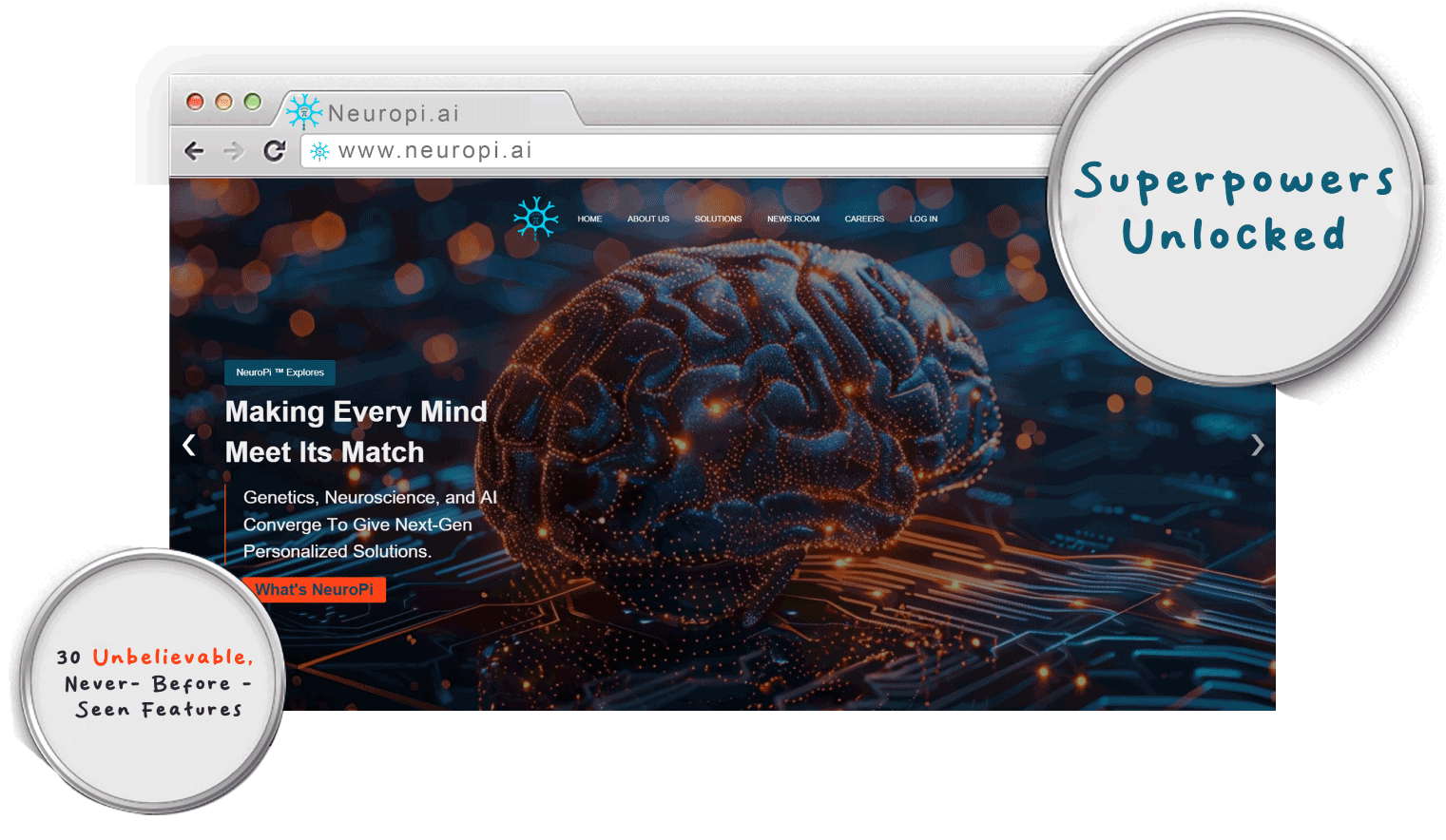 NeuroPi brand illustration